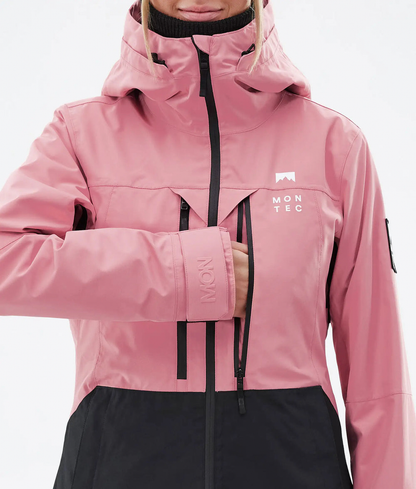 Moss W Damen-Skijacke – Pink / Schwarz